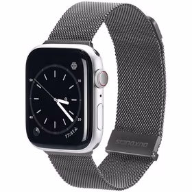 DUX DUCIS siksniņa MILANESE nerūsējošā tērauda magnētiskais Apple Watch 38 / 40 / 41 mm pelēka