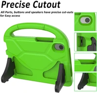 Korpuss triecienizturīgs bērniem Samsung X200/X205 Tab A8 10.5 2021 zaļš