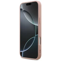 Guess Fiksēts Mirdzošs Liels 4G viedtālruņa apvalks iPhone 17 Pro Max - rozā