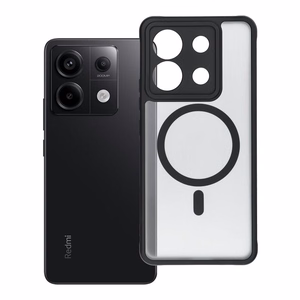 FULL MATTE MAG COVER viedtālruņa apvalks, saderīgs ar MagSafe, paredzēts XIAOMI REDMI NOTE 13 PRO 5G melns