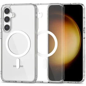 Tech-Protect FlexAir Hybrid Magnētiskais viedtālruņa apvalks Samsung Galaxy S24 - Caurspīdīgs