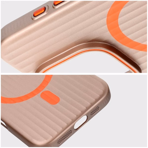 Viedtālruņa apvalks SIMPLY ar MagSafe saderīgs iPhone 17 titanium desert