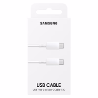 Samsung EP-DN975BWEGWW USB-C - USB-C 5A 480Mb/s kabelis 1m - balts