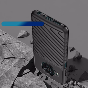 Thunder viedtālruņa apvalks elastīgs bruņu apvalks Nokia X100 melna