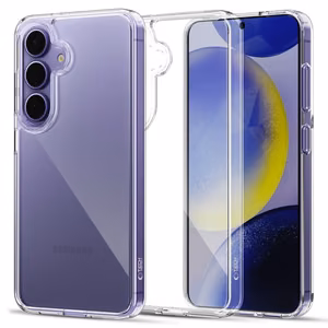 Tech-Protect FlexAir hibrīda viedtālruņa apvalks Samsung Galaxy S25 FE - caurspīdīgs