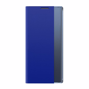 Sleep Case grāmatas tipa apvalks ar viedo logu iPhone 13 mini zils