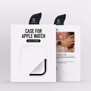 Tempered glass case Dux Ducis Hamo Apple Watch 41mm silver