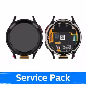 LCD displejs saderīgs ar Samsung R925 Watch 5 Pro 45mm ar rāmi / Black Titanium / (Service Pack)