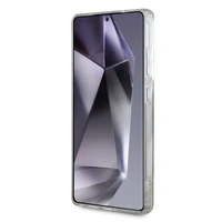 Karl Lagerfeld pogu Choupette Head izdrukātais logotips Magnētiskais viedtālruņa apvalks Samsung Galaxy S25 Ultra balts