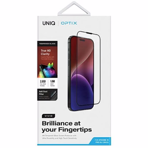 Uniq Optix Vivid aizsargstikls iPhone 15 Pro ar aplikatoru