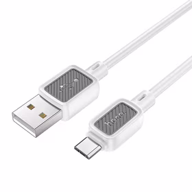 Kabelis USB A uz Micro USB Hoco 2,4A 1 m X108 balts