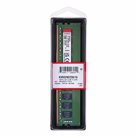 Kingston Technology ValueRAM KVR32N22D8/16 memory module 16 GB 1 x 16 GB DDR4 3200 MHz