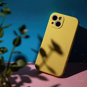 Mag neredzamais viedtālruņa apvalks iPhone 14 6,1" pasteļdzeltena