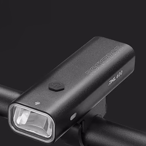 Rockbros RHL600 priekšējais velosipēda lukturis 600lm 2600mAh IPX6 - melns