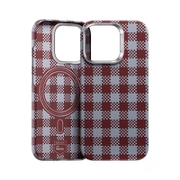 Benks Magnētiskais Armor Vichy Kevlar Viedtālruņa apvalks (RF65) iPhone 16 Pro sarkans