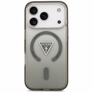 GUESS viedtālruņa apvalks IPHONE 17 Pro ar MagSafe saderīgs (IML gradienta ar trijstūra logotipu) - khaki