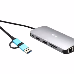 I-TEC USB-C Metal Nano doks 3x displeji un PD