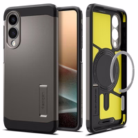 Spigen Tough Armor magnētiskais viedtālruņa apvalks Samsung Galaxy S25 Edge - pelēks/melns
