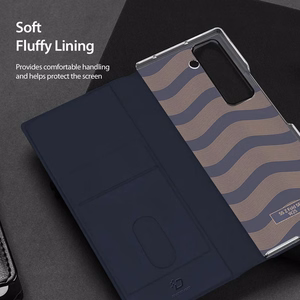DUX DUCIS viedtālruņa apvalks BRIL ar pildspalvas turētāju SAMSUNG Z Fold SE/W25 zils