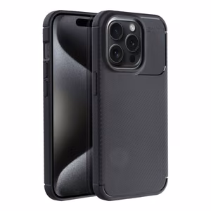 Viedtālruņa apvalks CARBON PREMIUM IPHONE 15 Pro melns