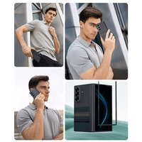 Benks Combo Armor Air Aurora Axis Kevlar komplekts Samsung Galaxy Z Fold 7 – aizmugures apvalks, priekšējais vāciņš un rūdītā stikla komplekts