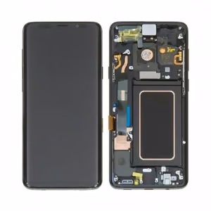 LCD дисплей для Samsung G965 S9 Plus с рамкой / полночный чёрный / HQ