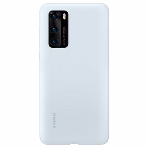 Oriģinālais maciņš Huawei P40 - silikona aizsargmaciņš (51993723) gaiši zils
