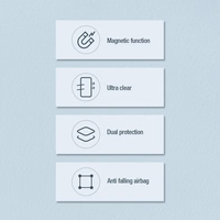 Nillkin Nature Pro bruņots viedtālruņa apvalks ar magnētisko gredzenu Samsung Galaxy S24+ - balts