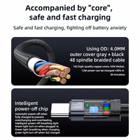 Yesido Kabelis CA160 austa - Type C uz Type C - PD 60W 1,2 metri melns