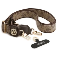 GUESS universālā siksna GUUCNP4DGMW (4G PU siksna, piestiprinājums, ar Strass metāla logotipu) brūna