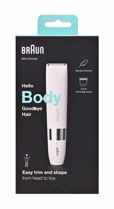Braun Series 1 BS1000 – ķermeņa trimmeris, balts/sudraba