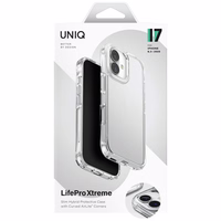 Uniq Lifepro Xtreme viedtālruņa apvalks iPhone 17 - caurspīdīgs