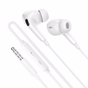 Borofone austiņas BM100 Pro Fuente ar mikrofonu baltas
