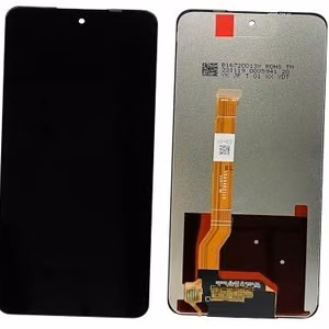 LCD ekrāns Realme C55 4G/C67 4G/5G/11 5G/Oppo A1 5G/A58 4G/A79 5G/A98 5G/Oneplus Nord CE 3 Lite ar skārienekrānu melns ORG