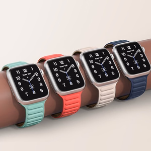 Magnētiskā siksniņa Apple Watch 45mm - sarkana