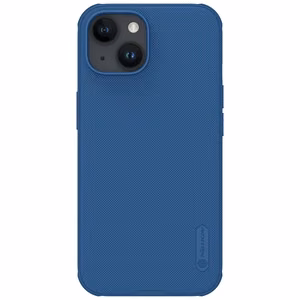 Nillkin Super Frosted Shield Pro pastiprināts apvalks iPhone 15 Plus - zils