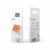 Etteri full camera lens guard for iPhone 17 Pro Max melns