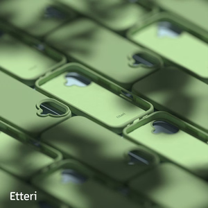 Etteri Silikona korpuss iPhone 16 Plus 6,7" gaiši zaļš