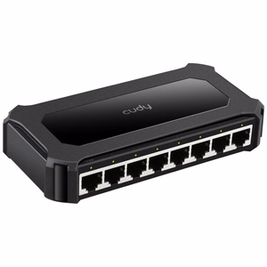 Cudy GS108D network switch Gigabit Ethernet (10/100/1000) melns