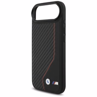 BMW M Carbon Line & Logo Magnētiskais viedtālruņa apvalks iPhone Air - sarkans