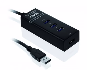 iBox IUH3FB Хаб 5000 Mbit/s чёрный