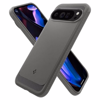 Spigen Rugged Armor viedtālruņa apvalks Google Pixel 9 Pro XL - pelēks