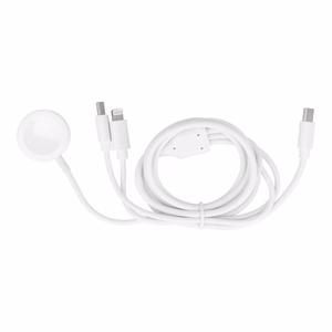 Кабель 3in1 Type C к Lightning / Typ C / Apple Watch 3W 2A C3169 1,2 м белый