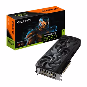 Gigabyte NVIDIA GeForce RTX 5080 videokarte 16GB GDDR7 256-bit PCIe 5.0
