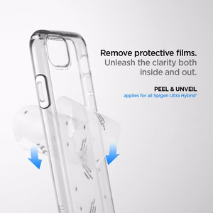 Spigen Ultra Hybrid viedtālruņa apvalks iPhone 11 - Skaidrs