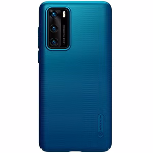 Nillkin Super Frosted Shield vāciņš ierīcei Huawei P40, pāva zils