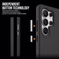 Perfectionists Trīsstūra korpuss Samsung S908 S22 Ultra 5G melns