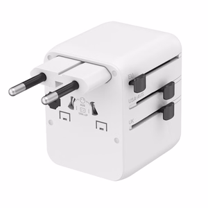 Gembird TPA-1A2C20-01-W universāls ceļojumu barošanas adapteris, 20 W, balts