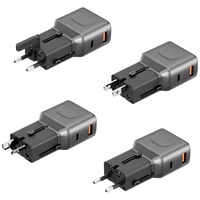 Tīkla lādētājs Energea TravelGo Adapter 35 USB-A/USB-C 35W grafīta-melns