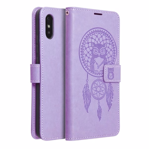MEZZO grāmatas viedtālruņa apvalks XIAOMI Redmi 9AT / Redmi 9A sapņu ķērājs violeta